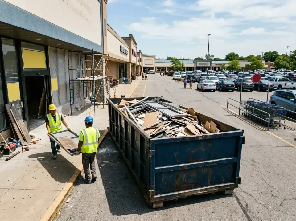retail-store-renovation-debris-003 — frequently asked questions, Roll-off Dumpster Rentals in Lawrence, IN